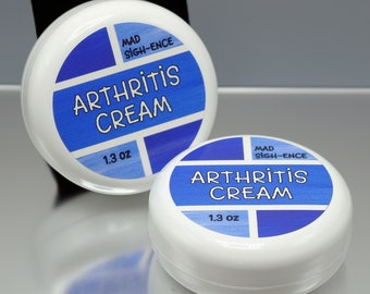 ARTHRITIS CREME | Nature Made - Mad Blended: Von Grund auf neu gemischt, Selbstgemacht, Kleinserie | Verrückter Seufzer