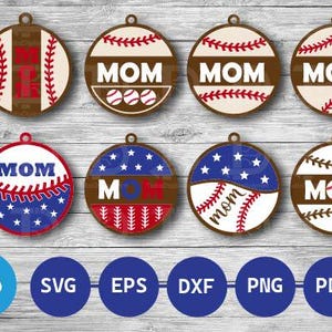 Baseball Auto Anhänger SVG, digitale Laser geschnitten Datei, Baseball Schlüsselbund svg, Baseball Ornament, Baseball Türschild, Haustürdekoration für Baseball