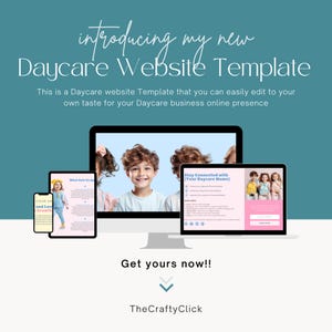 デイケアのウェブサイトテンプレート、チャイルドケアセンター向けのモダンでカスタマイズ可能なウェブデザイン、プロフェッショナルなデイケアのウェブサイトの作成、ウェブサイトテンプレート
