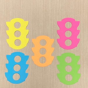 Traffic Light Die Cut |Set of 20| Cardstock Designs