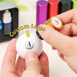 Personalized Golf Stamps, Custom Golf Ball Stamp Box, Golfer Sports Gifts, Golf Ball Marker, Fathers Day Gift Gifts For Men, Golf Gifts