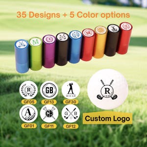 Personalized Golf Stamps, Custom Golf Ball Stamp, Gift for Golfer, Golf Ball Marker, Gift For Golfer, Golf Gift for Men, Golfer Sport Gift