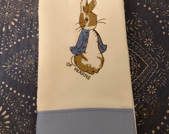 Peter Rabbit Cloth Diaper Burp Cloth - no personalization