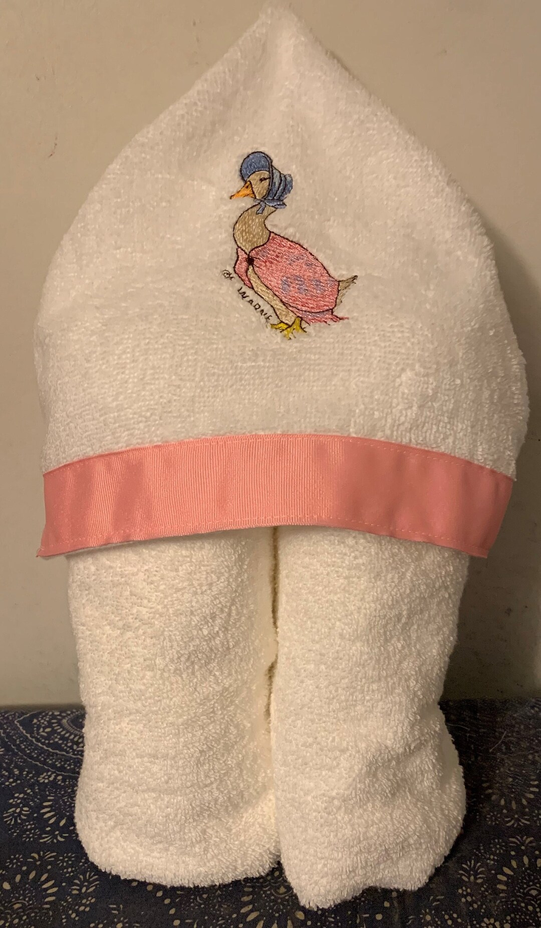 Jemima Puddle Duck Hooded Bath Towel Bath Pool Beach Etsy