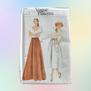 1970s Pattern - Vogue 7339 (Size 12)