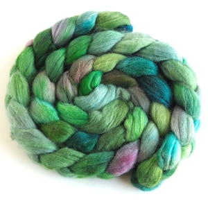 Corriedale Wool Roving - Hand Dyed Spinning and Felting Fiber, OOAK #2