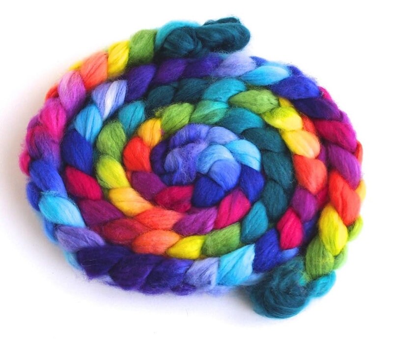 Superwash Merino/ Nylon Hand-Spinners Roving - Petal Pedalers - Tour …