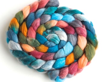 17Colors Wool Yarn Roving Fibre Hand Spinningss DIY Craft for