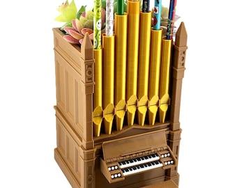 Pencil Holder Succulent Planter Inspired by an 1890s Koehnken & Grimm Pipe Organ