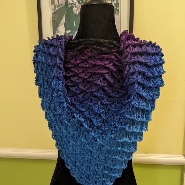 Dragon Scale Shawl Crochet Pattern