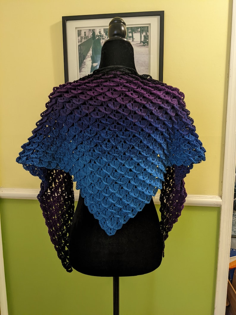 Dragon Scale Shawl Pattern image 2