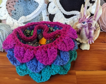 Dragon Scale Basket Pattern