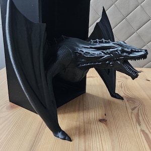 Dragon Wyvern 3D-geprint boekenplank decor cadeau fantasie vierde vleugel Tairn