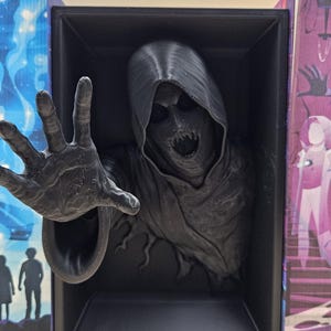 Buch Nook Void Reaper 3D Gedruckt Bücherregal Dekor HP Geschenk für Bücherliebende