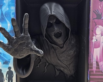 Book Nook Void Reaper 3D Printed Bookshelf Decor HP Gift for booklovers