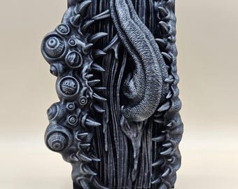 Mimic Book Nook: Sujetalibros de monstruo impreso en 3D para amantes de la fantasía, pintado a mano