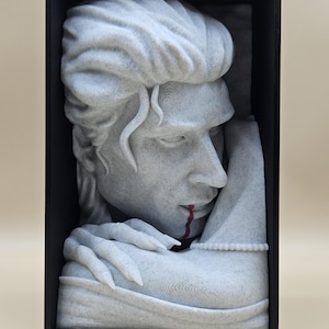 Vampire Book Nook Valentines Printed Bookshelf Gift Bookend
