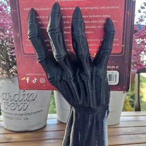 Demon hand book stand Book holder for the bookshelf perfect for Halloween