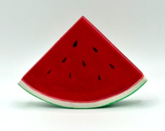 watermelon wooden play food toy Hand made in the USA