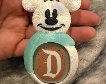 Snowman, PLA, Magicband+ holder, puck holder, Magicband+ skin, Magic Hugger, winter, MagicBand