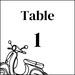 Italian Wedding Table Number Template, Minimalist Illustration editable ...
