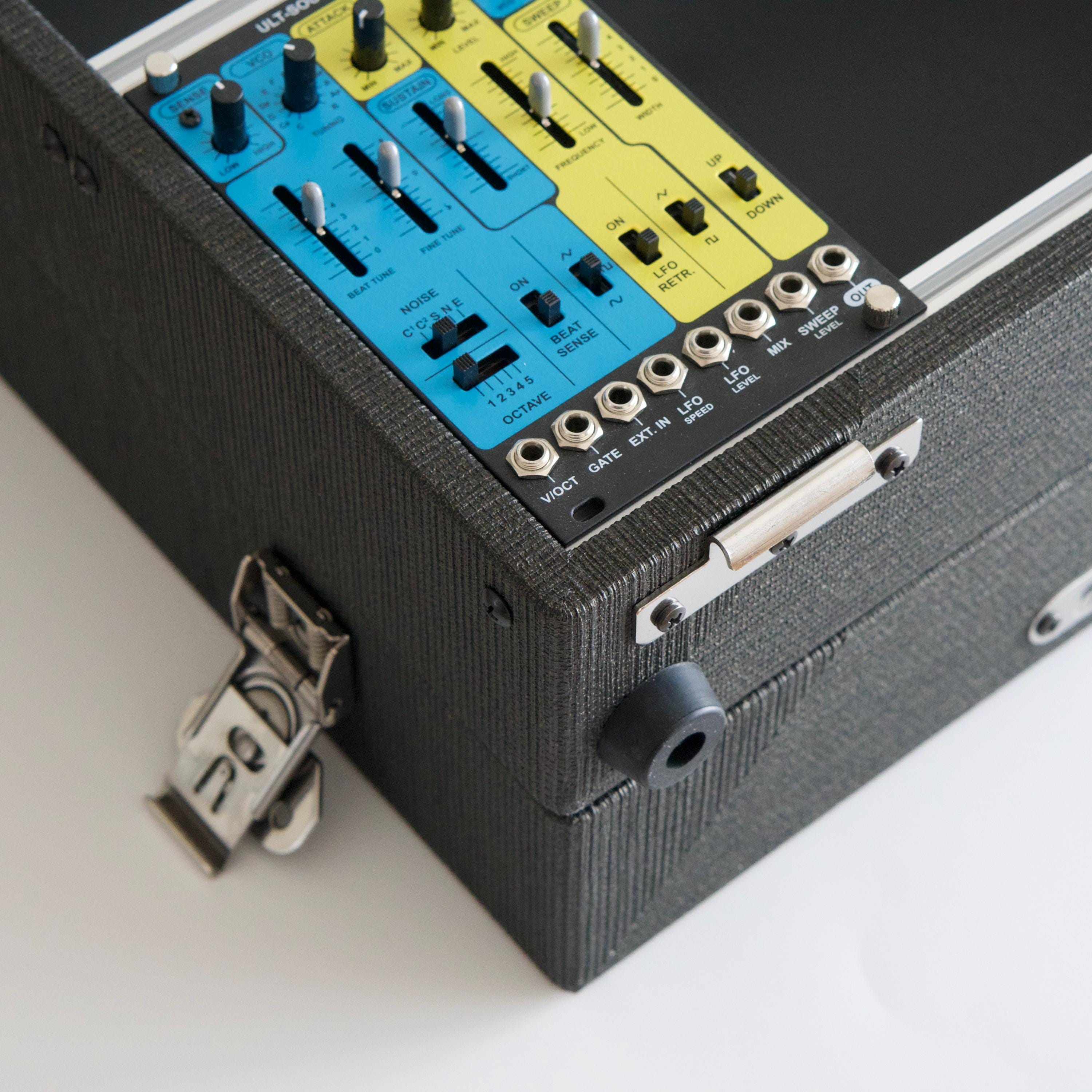 Casa Modular Eurorack Lid Case 6U 52HP Modern Black Modular Synth