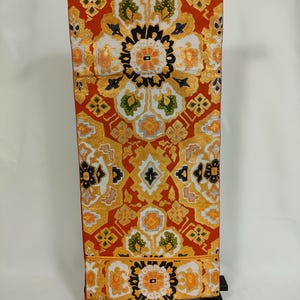Vintage Japanese Obi, Traditional Kimono Belt, Antique Kimono Accessories, Vintage Obi Belt, Obi Sash, Silk Obi, Fukuro Obi, Gold Obi