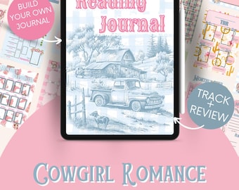Romantiek leesdagboek cowgirl | Stel je eigen digitale dagboek samen