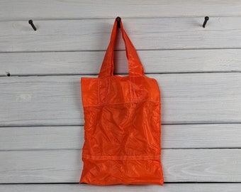 Small Orange Parachute Bag