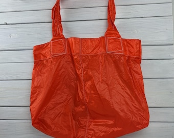Large Orange Slider Tote Bag