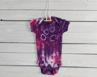 Tie Dye Purple and Pink Onesie  size 3-6 Month