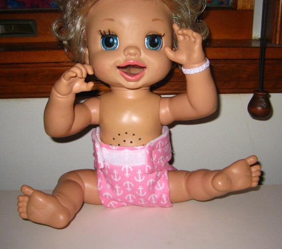 Reusable Baby Alive Doll Diaper /wipefits Baby Alive Cabbage Etsy