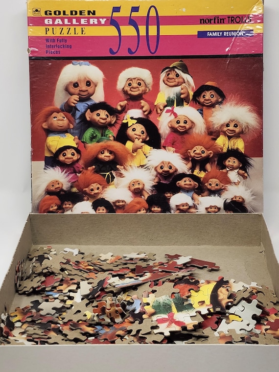 Vintage Trolls Puzzle 550 Pc Family Reunion Complete Puzzles - Etsy