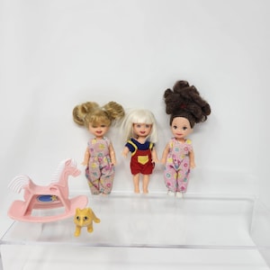 Vintage 1994 lot Barbie Mattel KELLY toddler