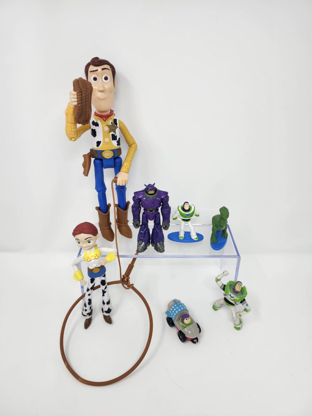 Lot Vintage Toy Story Figurines | Woody Jessie Buzz Rex Zurg