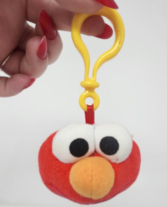 1997 Sesame Street Giggle Pal Jim Henson Plush Keychain/bag Charm