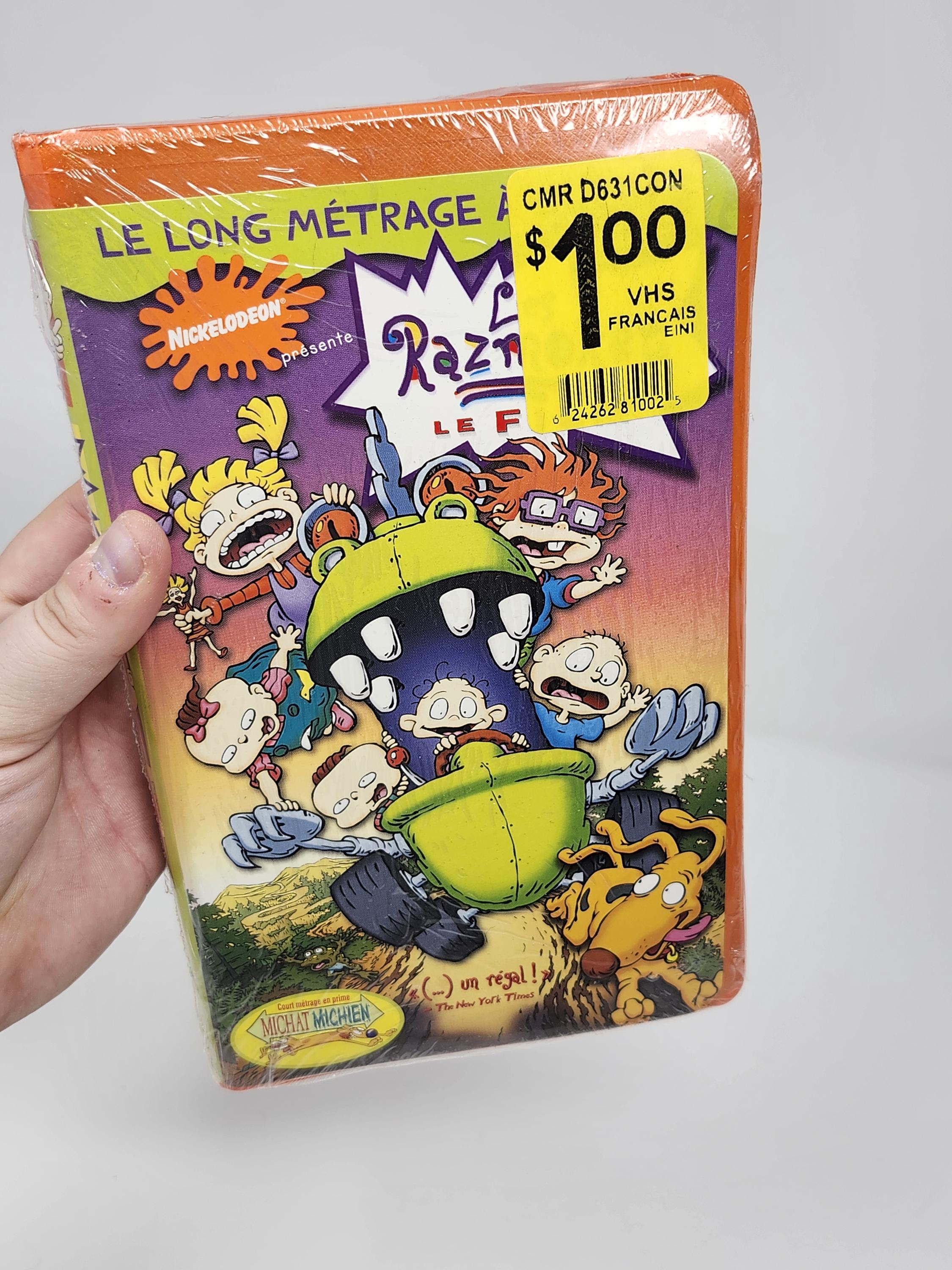 VHS Cassette the Rugrats Movie – Feature Film – French Version