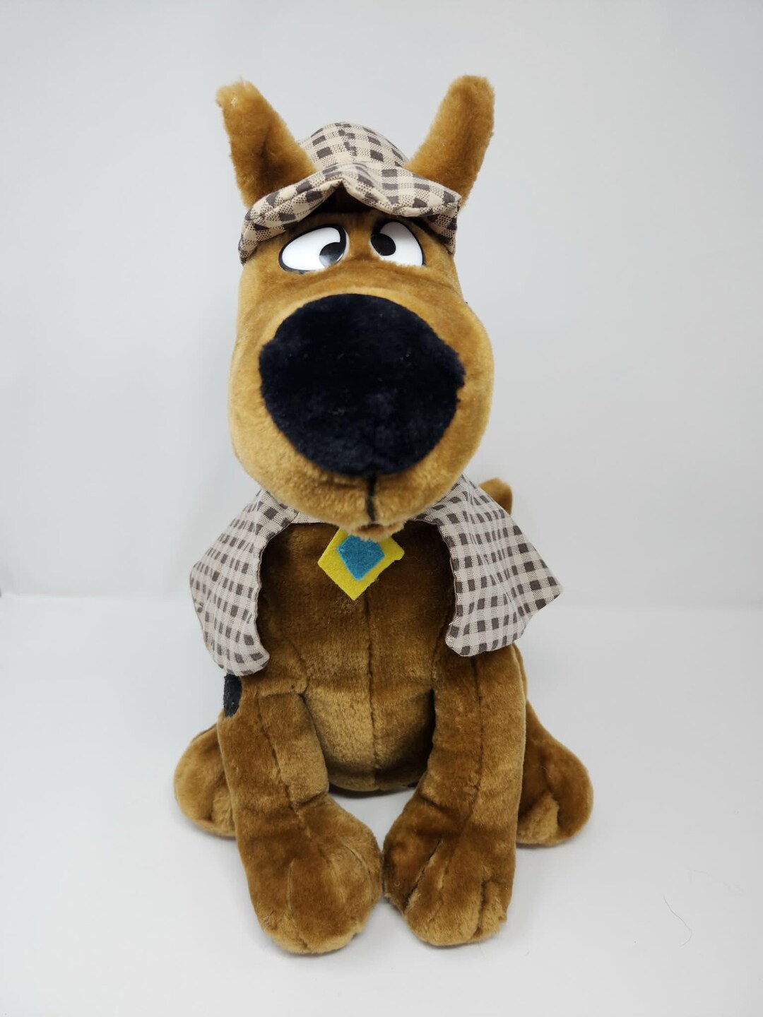Vintage 1997 Scooby-doo Detective Plush Cartoon Network Sherlock