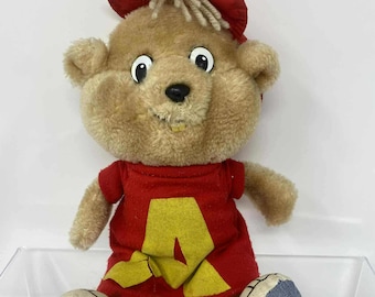 1980年代のヴィンテージ アルビンとチップマンクス ぬいぐるみ