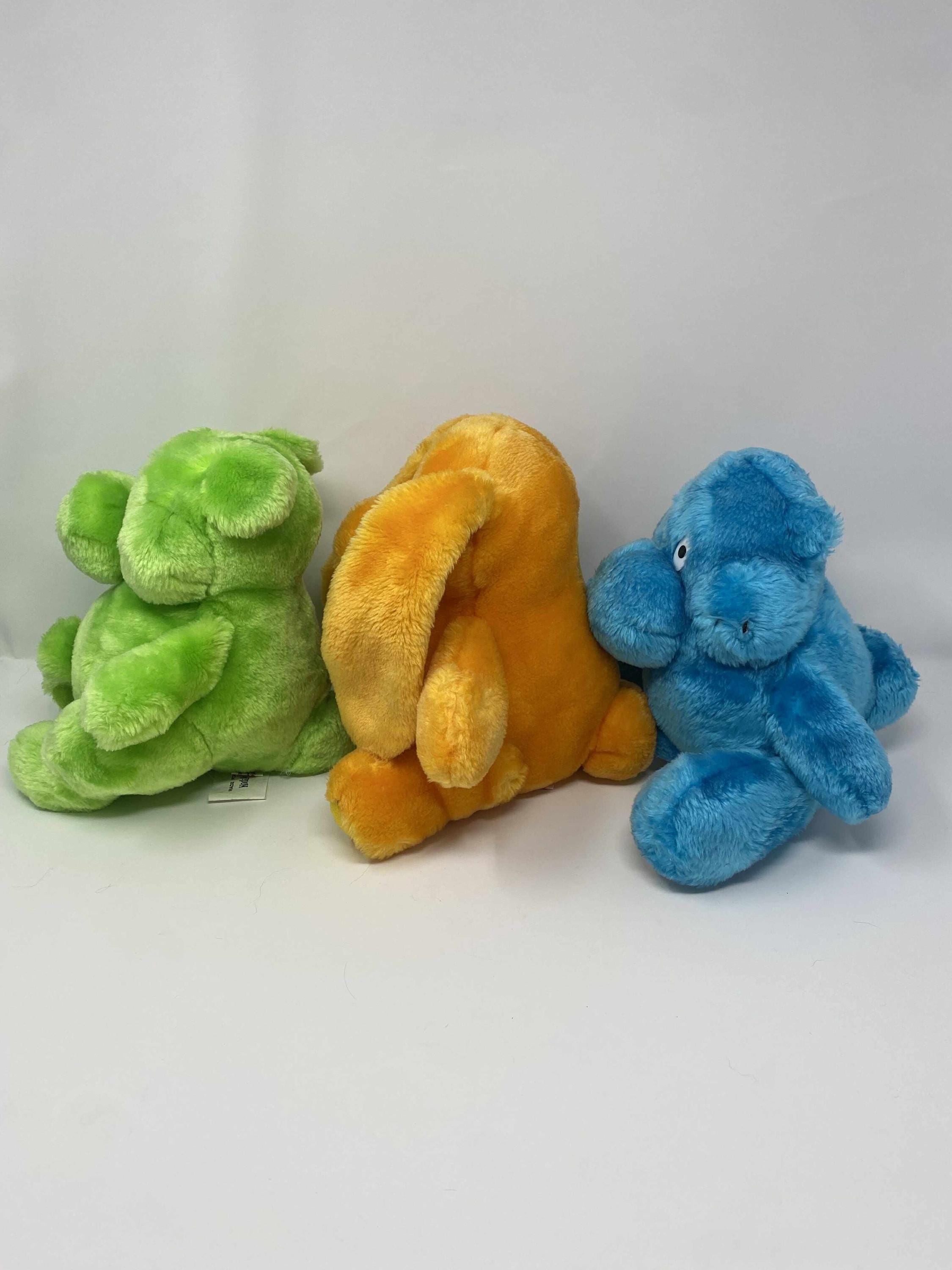 Lot of 3 Vintage Kiki Fantasy Creatures Kodak Plush Toys