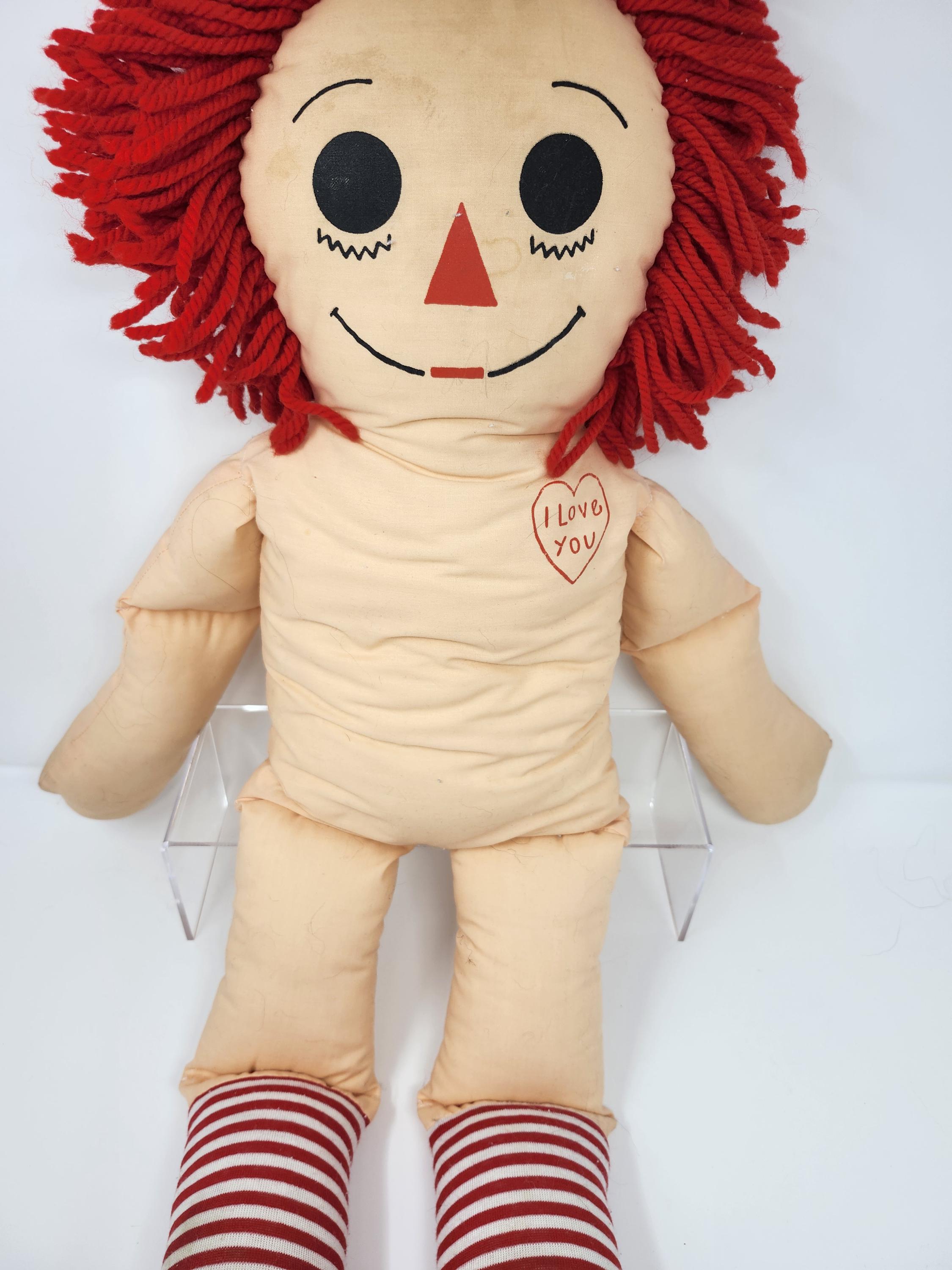 Raggedy Ann 2005年製 人形 Amazon.com: Aurora® Timeless Raggedy Ann & Raggedy Andy® Raggedy