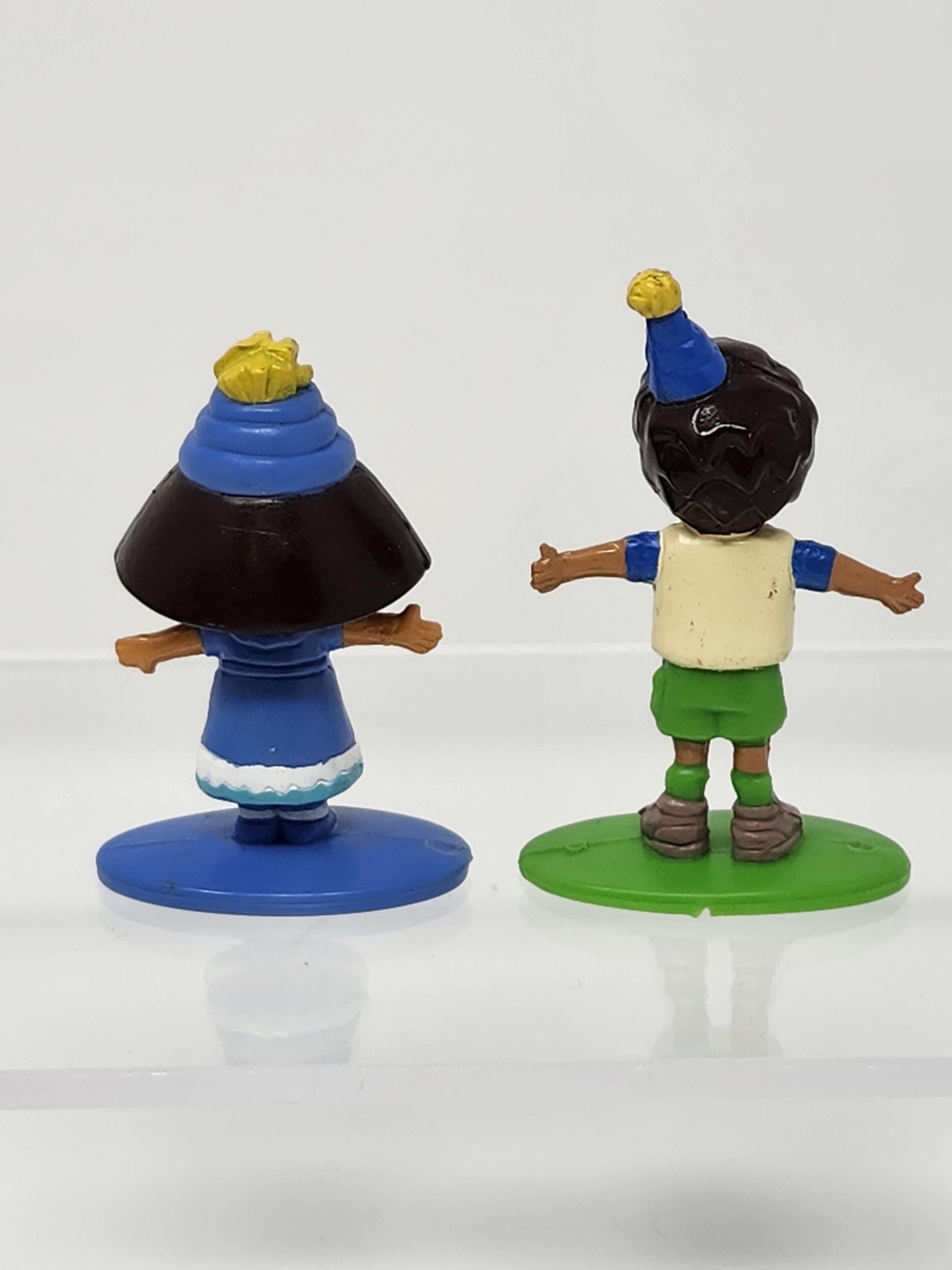 Vintage 2005 Dora the Explorer and Diego Figure Set - Mattel