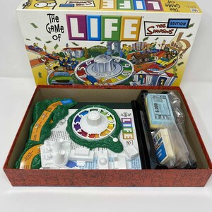 The Game of Life Simpsons Edition | Vintage MB Board Game | Rare