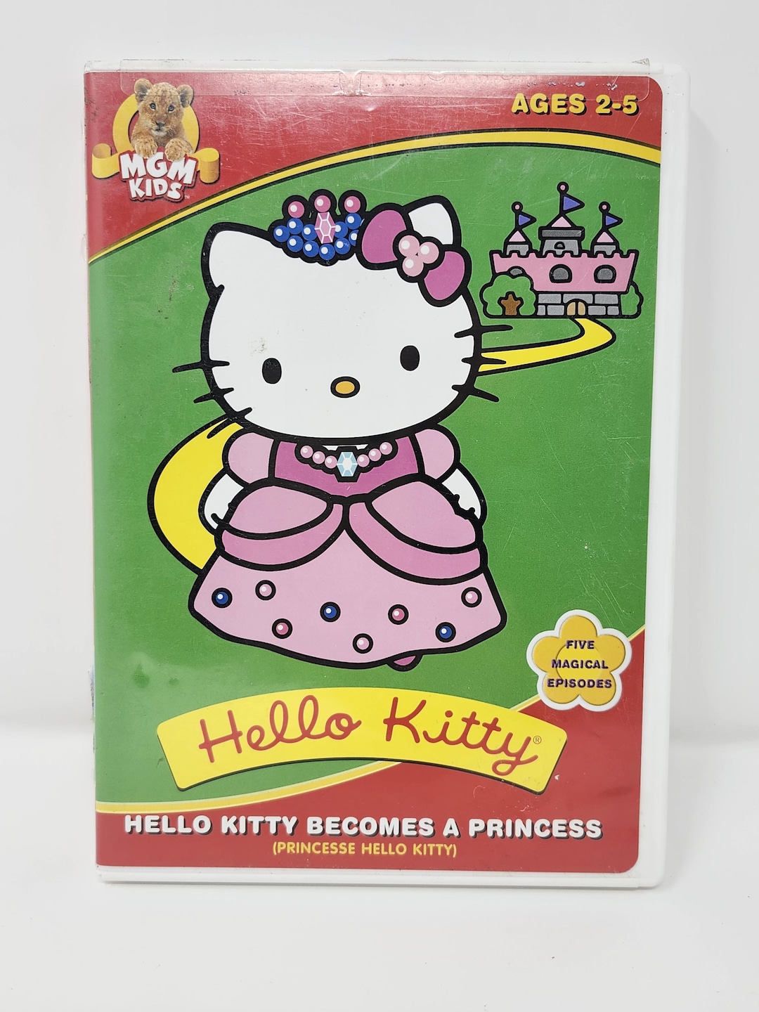 Hello Kitty Becomes a Princess DVD 1987 Kids Movie Sanrio Vintage