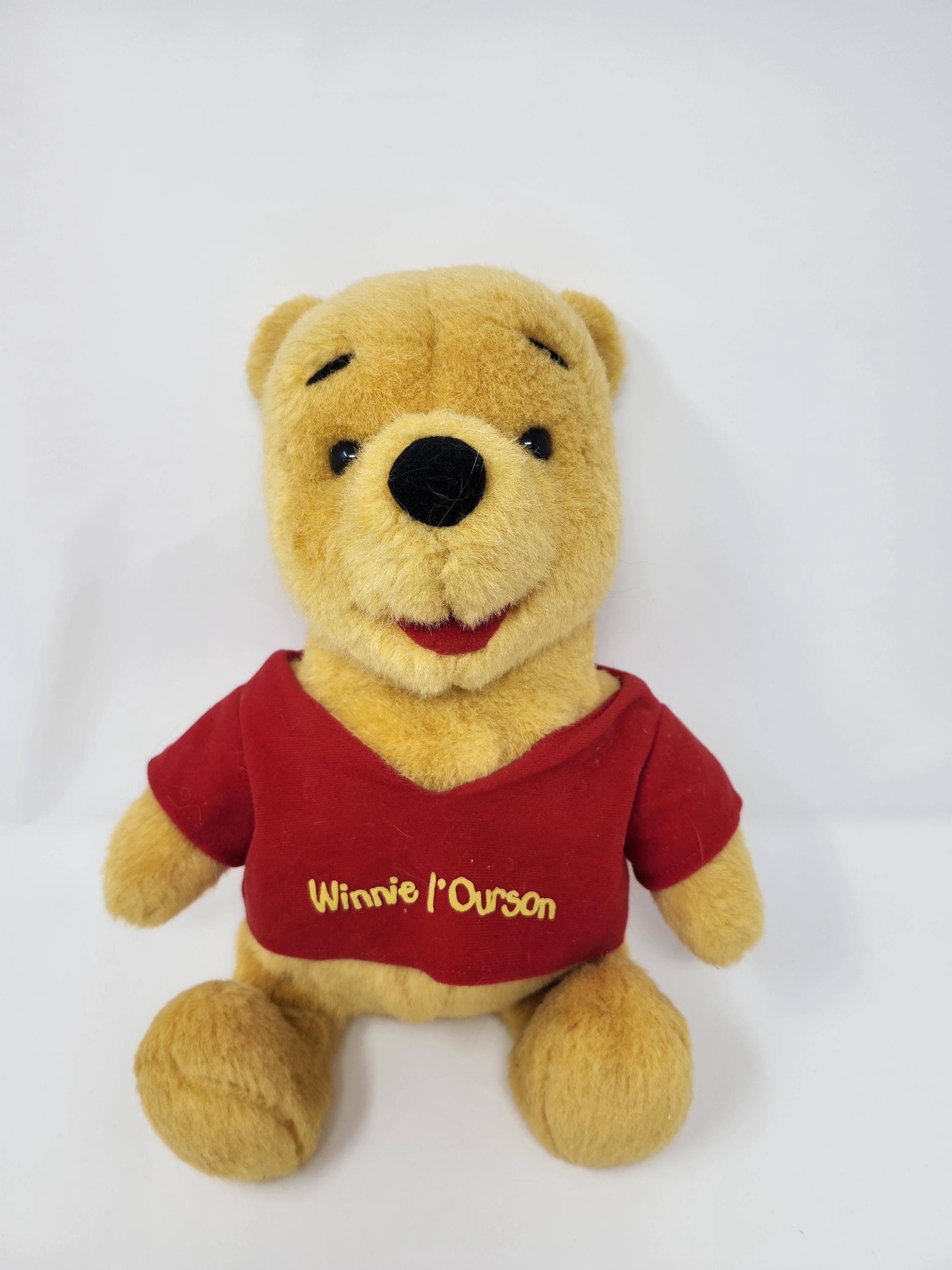 Vintage Winnie the Pooh Plush 1984 Mattel | French Winnie the Pooh
