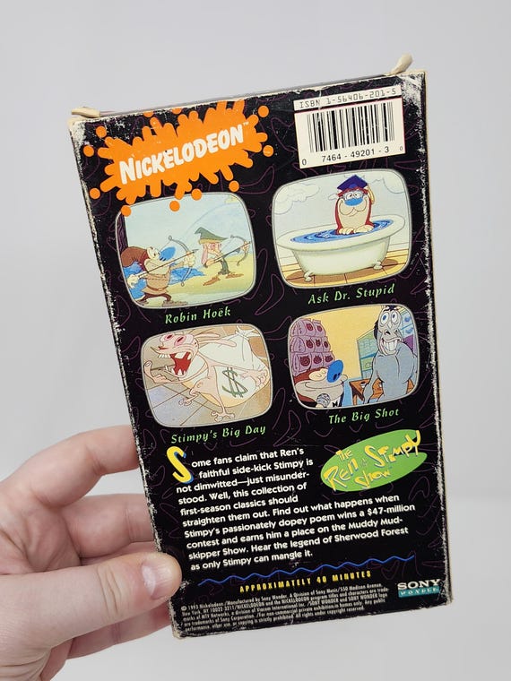 VHS Ren & Stimpy Nickelodeon Vintage | the Stupidest Stories Vol