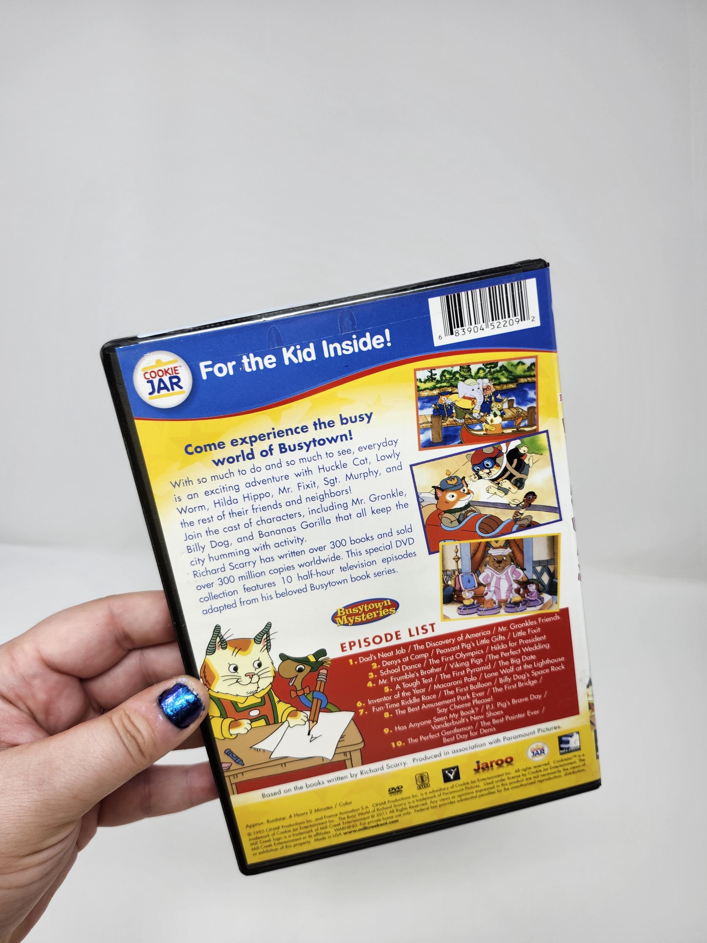 The Busy World of Richard Scarry DVD Sealed New 10 Episodes Good