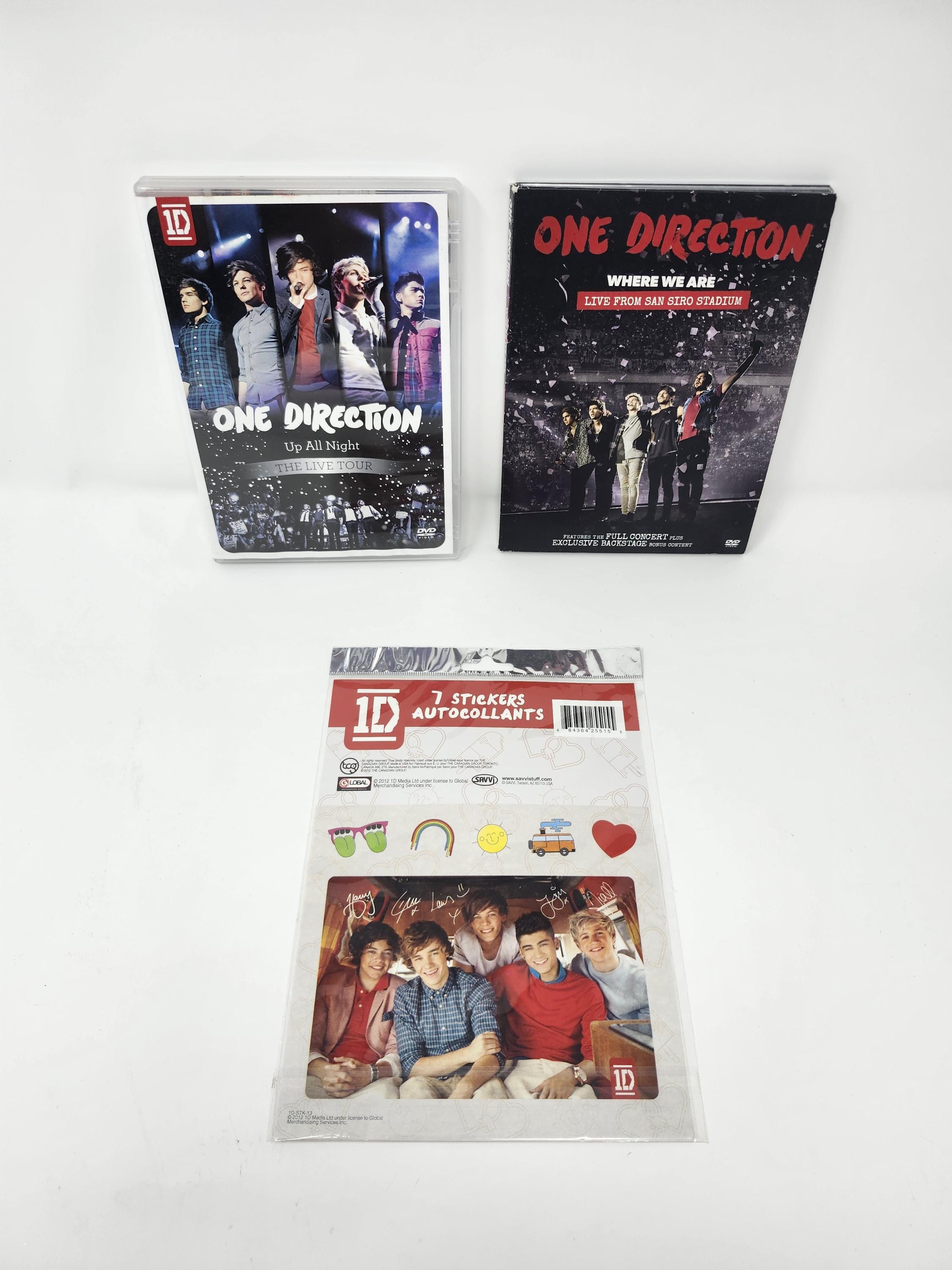 One Direction DVD Bundle, up All Night Live Tour + Where We Are One Direction DVD Bundle, up All Night Live Tour + Where We Are