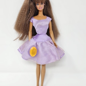 Ensemble Robe Et Manteau Hollywood Premiere Pour Barbie - Vêtements OOAK