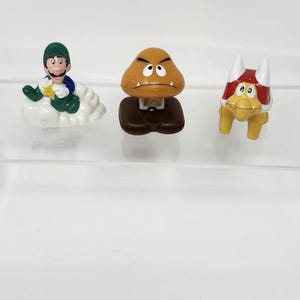 Zestaw zabawek Happy Meal z McDonald&#39;s z 1989 r. Super Mario Brothers 3 Nintendo 3 szt.